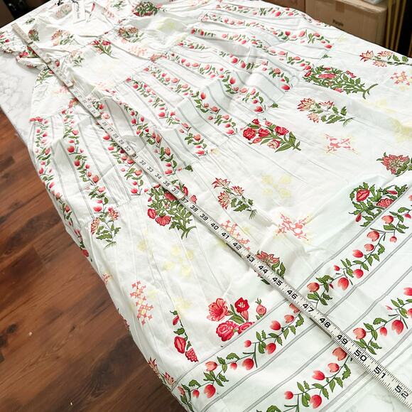 Celina Moon X Anthro Women’s Size Large Boho Floral Ruffle Cotton Maxi Dress NEW - Picture 16 of 16